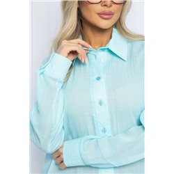 Рубашка Воздушное настроение (голубая) Б13188-7М