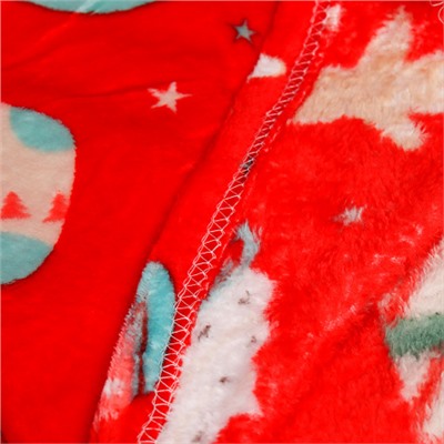 Плед флисовый 150х200 см Новогоднее настроение / GP611-10 /уп 10/20/100/ 734250 новогодний