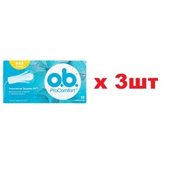 O.b. тампоны 16шт ProComfort Normal 3шт
