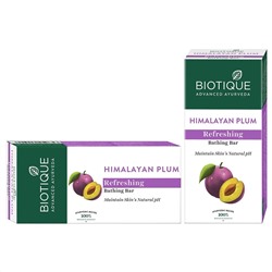Biotique Himalayan Plum Refreshing Soap / Биотик Гималайская Слива Мыло 150 г