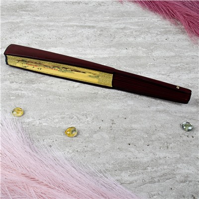 Веер 33 см бамбуковая основа / 622-10 /уп 5/400/