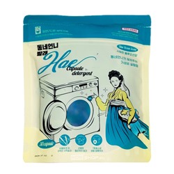 Высококонцентрированное средство для стирки в капсулах «Голубой океан» Blue Ocean Scent Capsule Detergent Hae, Корея, 30 капсул Акция