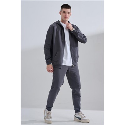 Костюм мужской на молнии 14477 (Графит)