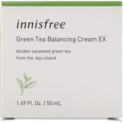 Innisfree, корректирующий крем с экстрактом зеленого чая, 50 мл (1,69 унции)