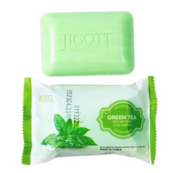 520811 Jigott Мыло-скраб для лица и тела с экстрактом зеленого чая / Green Tea Scrub Soap, 150 г