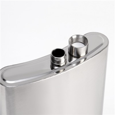 Фляжка Мастер К, 1.8 л, с краником, подарочная, армейская, 60 oz, нержавеющая сталь, серебристая