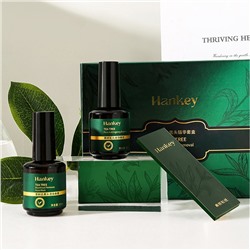 Набор для удаления черных точек и сужения пор на носу с чайным деревом Hankey, 2 сыворотки + 50 полосок.