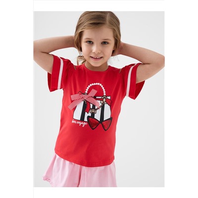 Джемпер трикотажный для девочек (футболка) PLAYTODAY, 1243859
