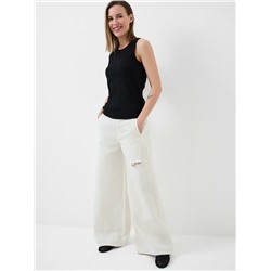 Брюки текстильные джинсовые для женщин