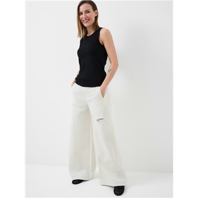 Брюки текстильные джинсовые для женщин