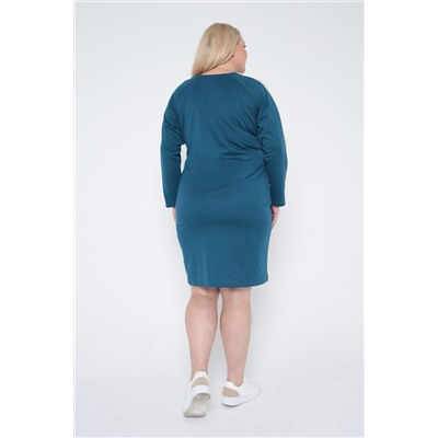 Платье трикотажное с молнией Белла