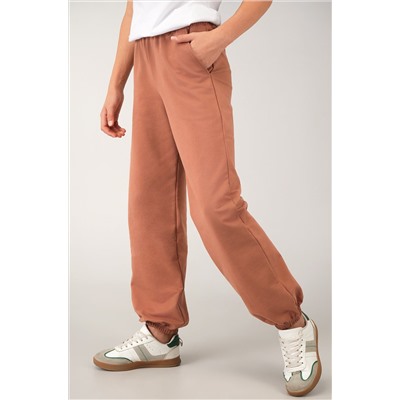 Брюки джоггеры из футера для девочки Happyfox