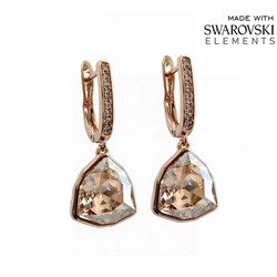 Серьги с кристаллами Swarovski
