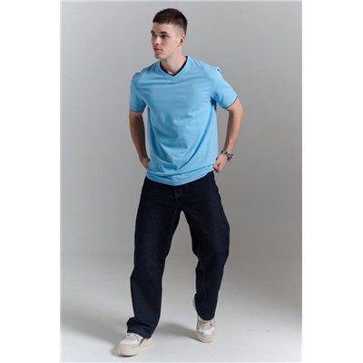 Футболка мужская 14490 (Светло-голубой)