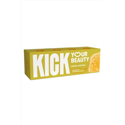 Батончик "KICK beauty" кокос-ананас, коллаген и витамины без сахара 38г ЭКОПРОДУКТЫ, 1188782