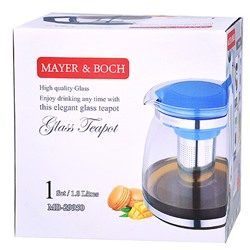 29950-1 Чайник заварочный син1,8 л стекло MB (х24)
