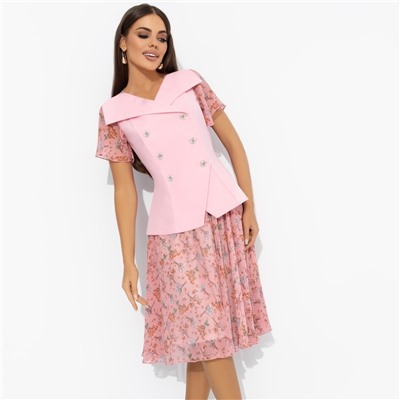 Костюм с юбкой комбинированный, Сияние уверенности (2 в 1)