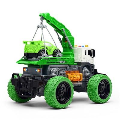 Машина "МегаЭвакуатор" 1:16 (свет, звук) в коробке