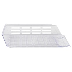 Лоток для бумаг горизонтальный XXL прозрачный ЛТГ-30573 Стамм