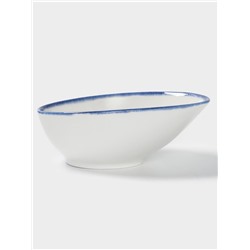 Салатник Magistro Blue Lagoon, 550 мл, 18.1×14.2 см, фарфор, белый