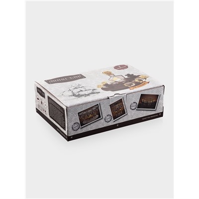 Мини-бар «Фрегат. Скандинавия», 8 предметов: барная стойка, графин, стопки 6 шт., 500/50 мл