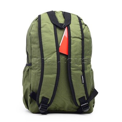 Рюкзак "Khaki" подростковый 40x29x17 см (14 л) 250 г, 1 отделение на молнии, 1 передний карман, 2 боковых кармана, хаки