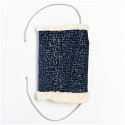 Подвесной меховой туннель для грызунов, 19×12×13 см, синий