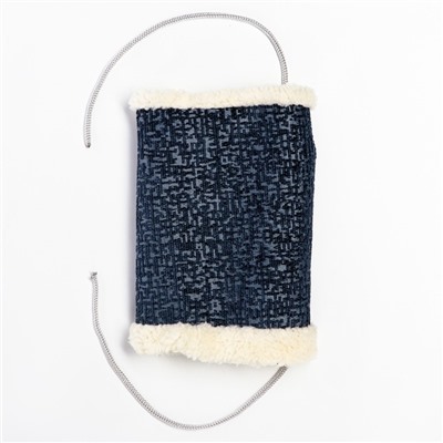 Подвесной меховой туннель для грызунов, 19×12×13 см, синий