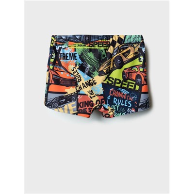 Плавки-шорты трикотажные для мальчиков, средней длины