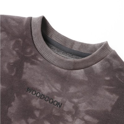 Свитшот для мальчика «Тай-дай», рост 98 см, серый