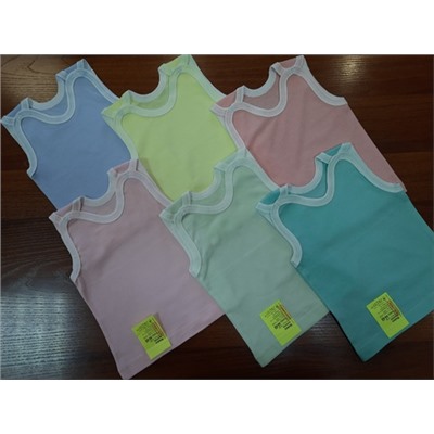 Майка д/детей однотонная "Кнопка"(кулирка)