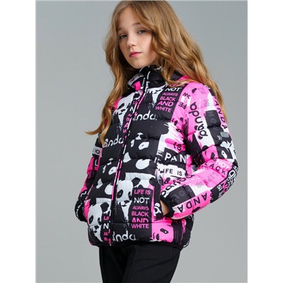 Куртка текстильная с полиуретановым покрытием для девочек