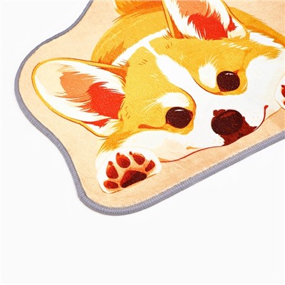 Коврик детский «Корги», 70×42 см