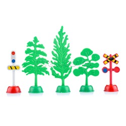 Железная дорога "Поезд метро" р/у, на батарейках, в коробке