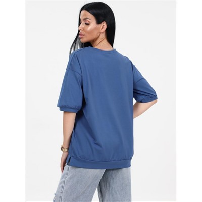 Футболка "Лайма" синяя