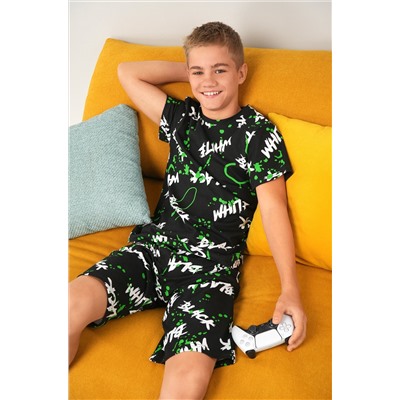 Хлопковый костюм для мальчика Happyfox