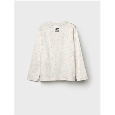 Фуфайка трикотажная для мальчиков (футболка с длинными рукавами)