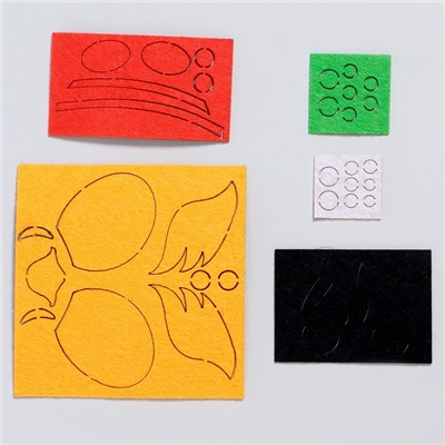 Набор для создания корзинки из фетра на пасху «Цыпленок»