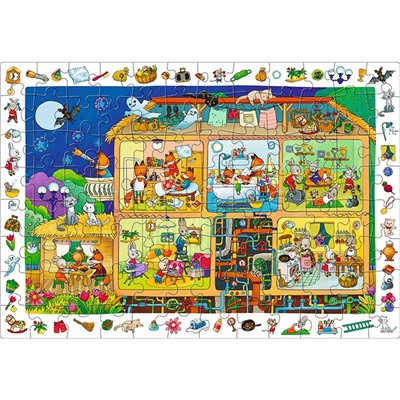 IQ Пазл с развивающей игрой 80 "Милый домик" 5+ (new)