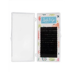 Lash&Go Ресницы на ленте Микс 16 линий 7-14 мм, D, 0,15 мм, черный 12646