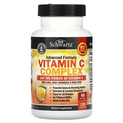BioSchwartz, Advanced Formula Vitamin C Complex, 120 Capsules