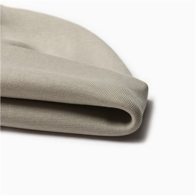 Комплект (шапка, шарф-снуд) для девочки, серый, размер 50-52 (3-5 лет)