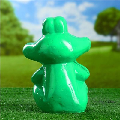 Садовая фигура из гипса «Лягушка улыбается», 24×14 см