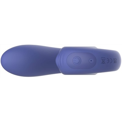 Синий инновационный вибратор SVibe Gizi Lite