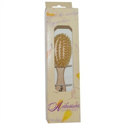 Fuchs Brushes, Расческа для волос Ambassador, деревянная, детская с натуральной щетиной, 1 шт