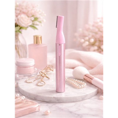 Триммер LEP-05, для бровей, от батареек 1хААА, розовый