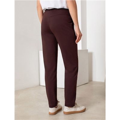 Трикотажные брюки на резинке из футера двухнитки эластичные