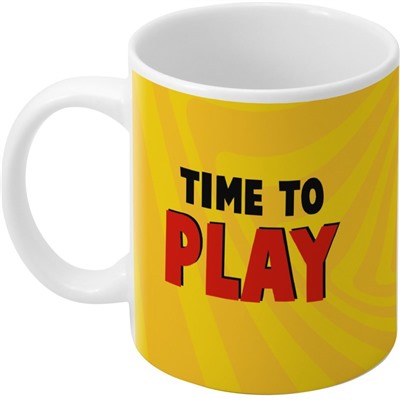 Кружка керамическая детская Time to play, 350 мл, Монстр