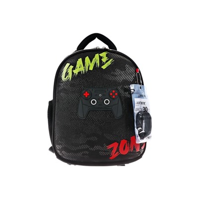 Рюкзак каркасный 35х27х13 см, deVENTE Junior 14L Gamer, + брелок, для мальчика