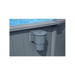 Бассейн каркасный Hydrium, 549×132 см, песочный фильтр-насос, лестница, скиммер, тент, подстилка, дозатор, круглый, 561CS Bestway